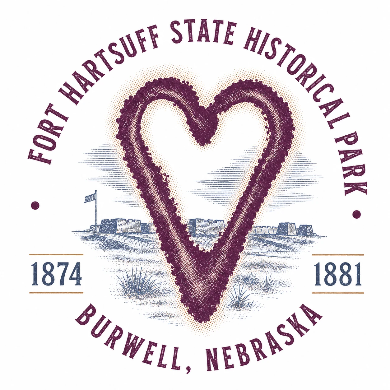 Fort Hartsuff State Historical Park heritage graphic